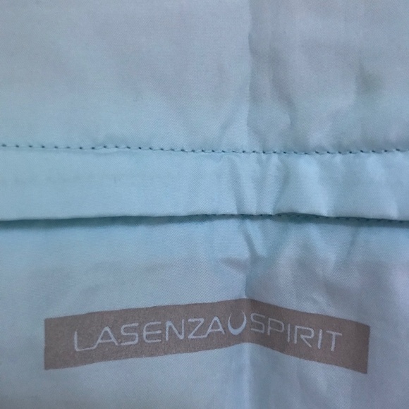 Windbreaker Jacket in Turquoise and Black - Picture 4 of 5